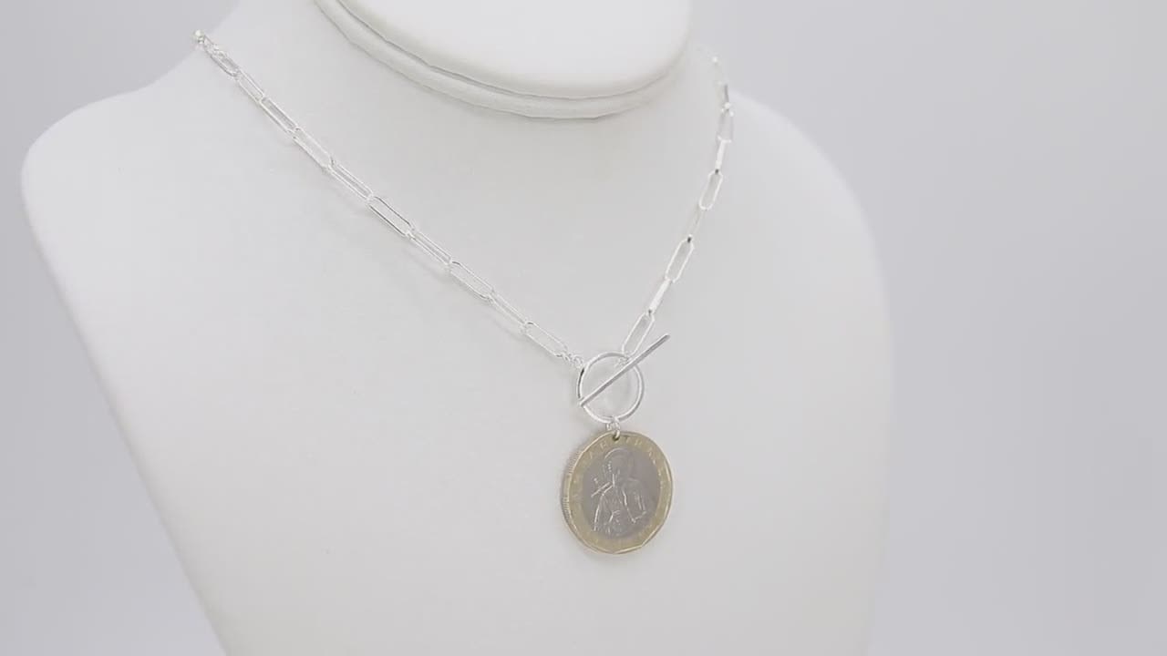 Marla Aaron | Sterling Silver Not So Heavy Curb Chain 17 / Green Gold