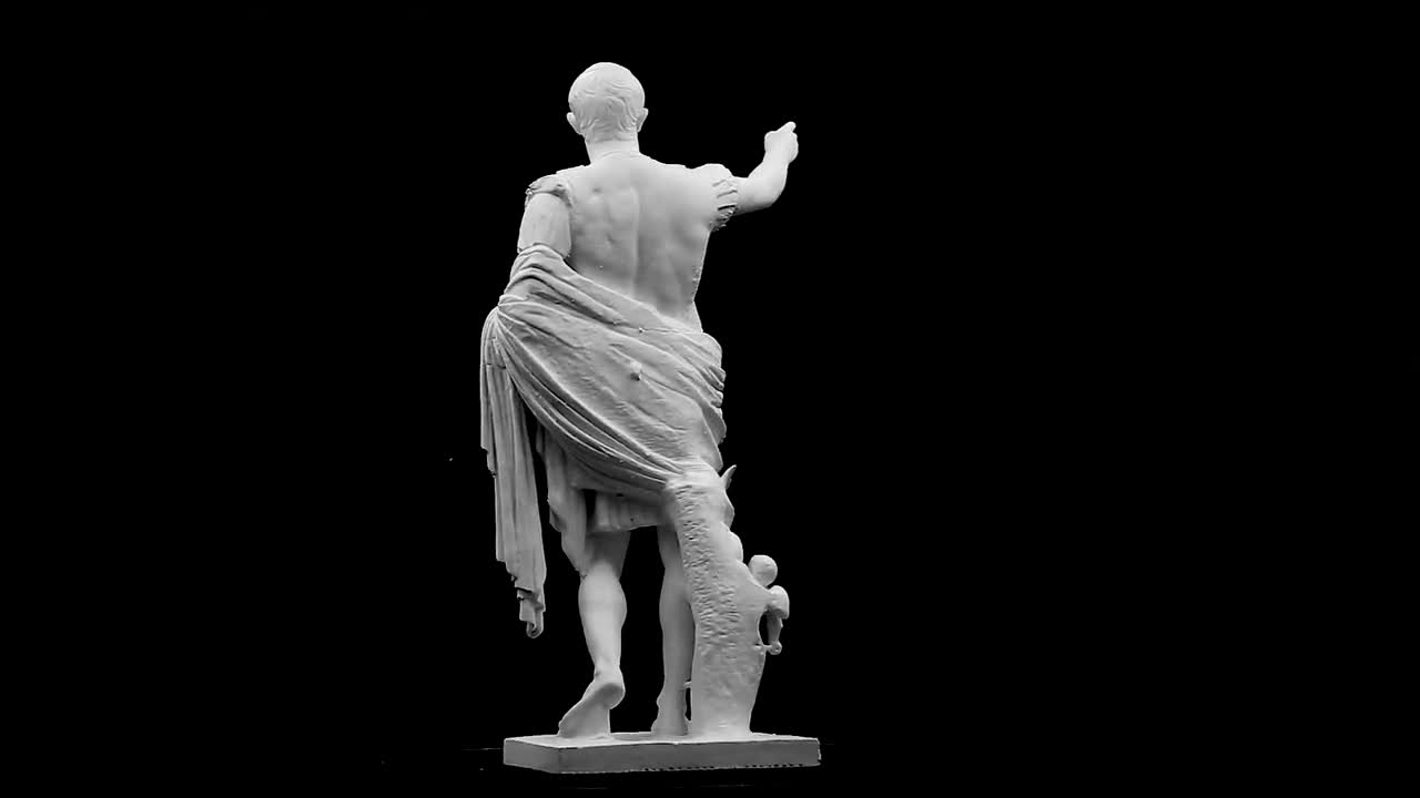 プリマポルタのアウグストゥス 高さ60cm , ローマ帝国 プリマ・ポルタのアウグストゥス像 | ローマ初代皇帝 | サイズ