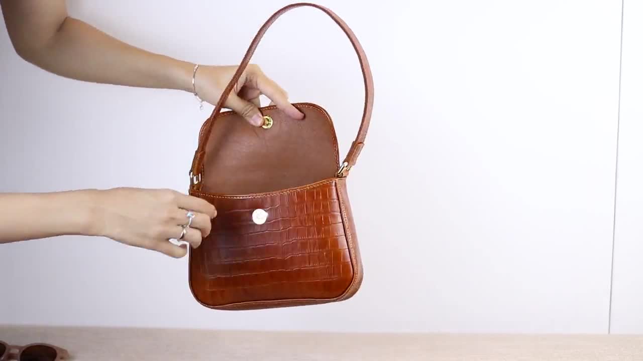 Top Grain Leather Inspired Lindy Bag