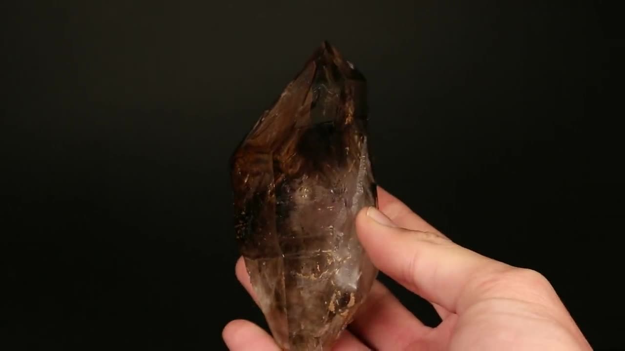 スモーキークォーツ クリスタル XLS、ゴボボセベルゲ山、ナミビア