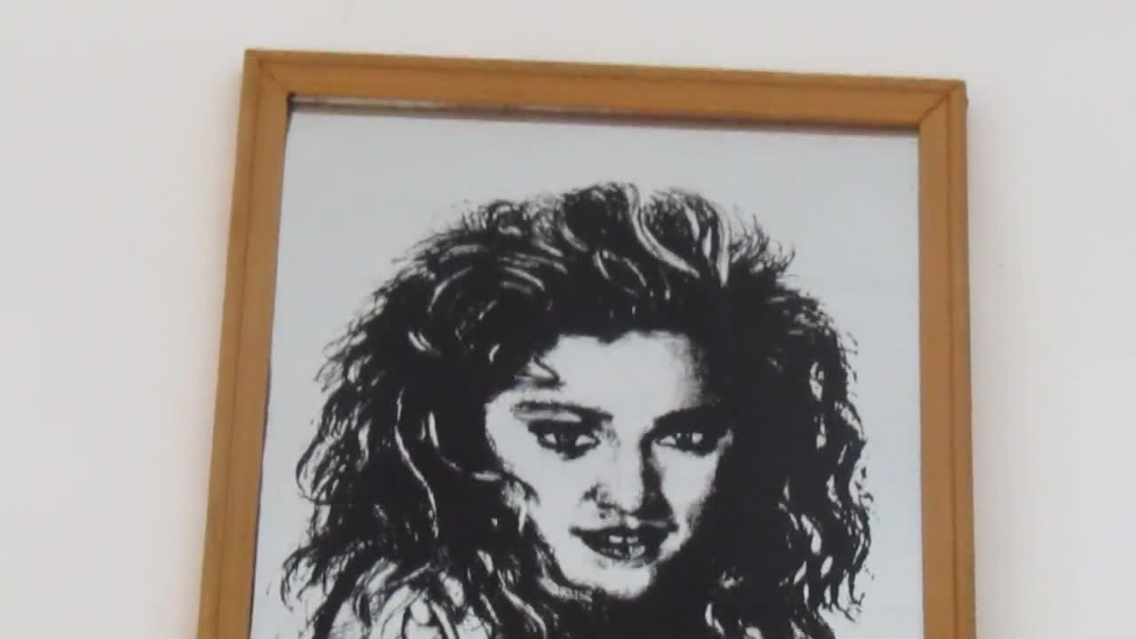 ヴィンテージ 80年代 マドンナ シルクプリントミラー - コレクターズ