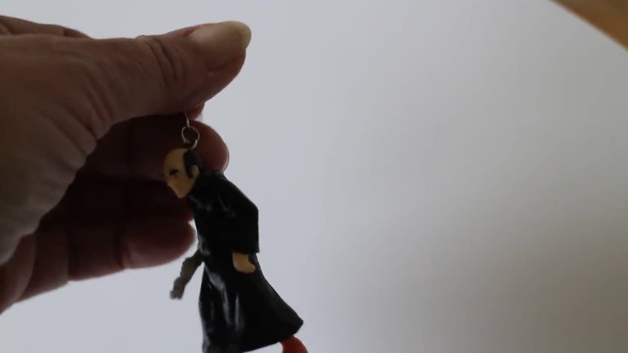 Gargamel Keychain From the Smurfs in Silver Stainless Steel