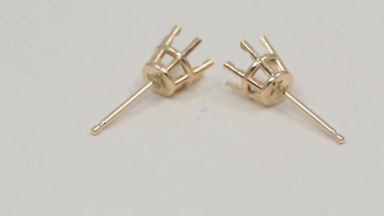 Protektor System Secure Earring Lock Back Post Set 14K 18K Gold