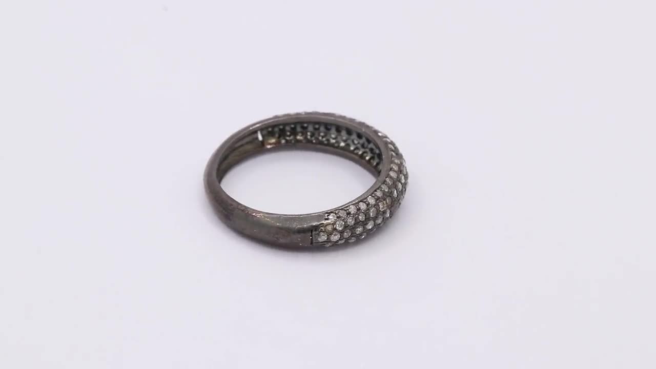 Anello Con Doppia Stella Di Diamanti Su Tre Fasce | - La Tua Gioi - Foto 4