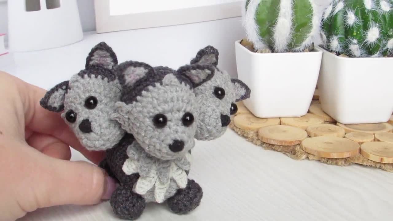 Cerberus stuffed sales animal