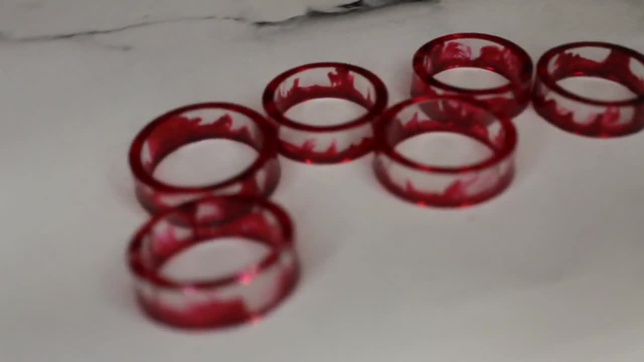 Buy Blood Ring / Vampire Ring / Red Blood Drop / Vampire Gothic
