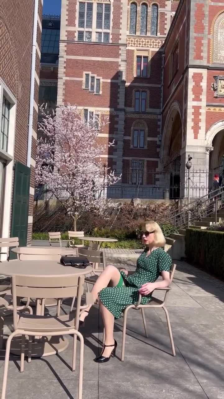 Mabel Dress in Poppy Print by the Seamstress of Bloomsbury