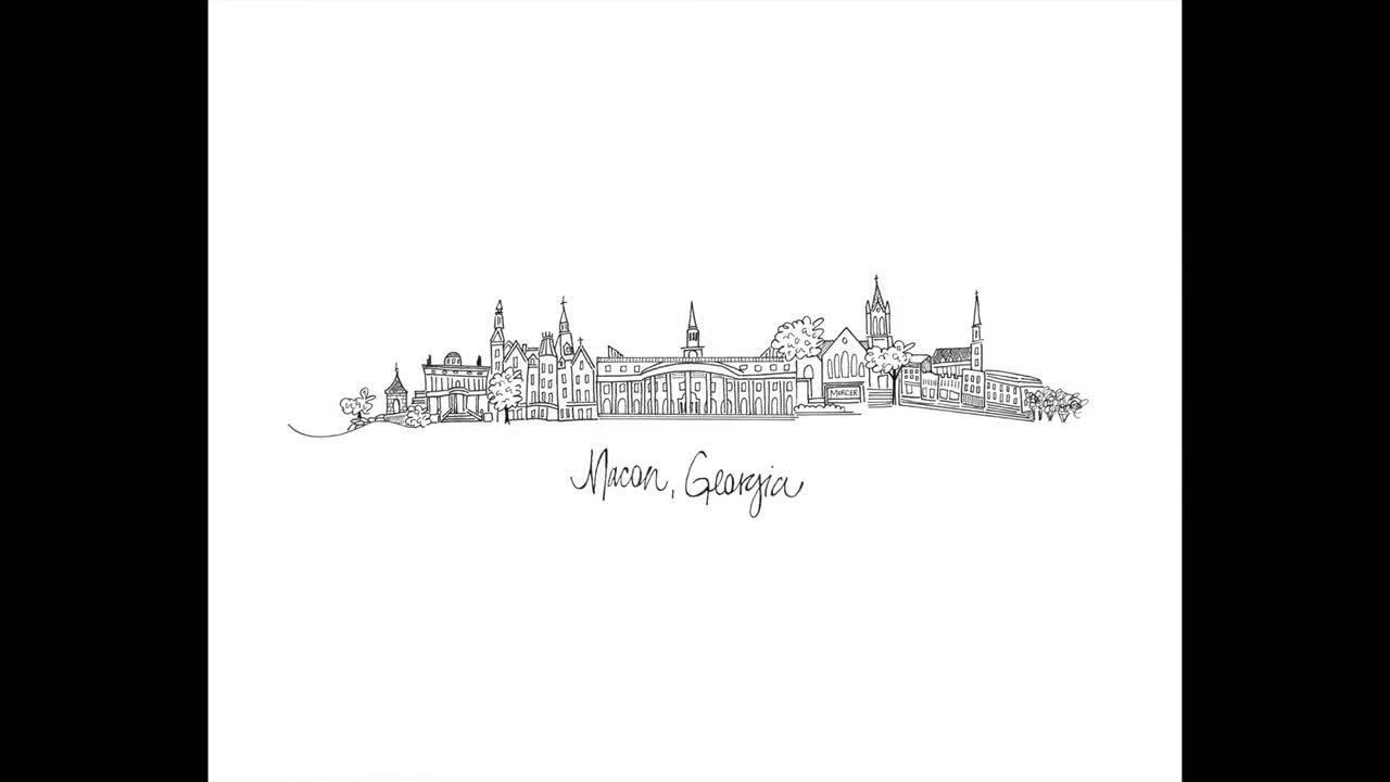 Macon GA Art Print Georgia - Etsy Denmark