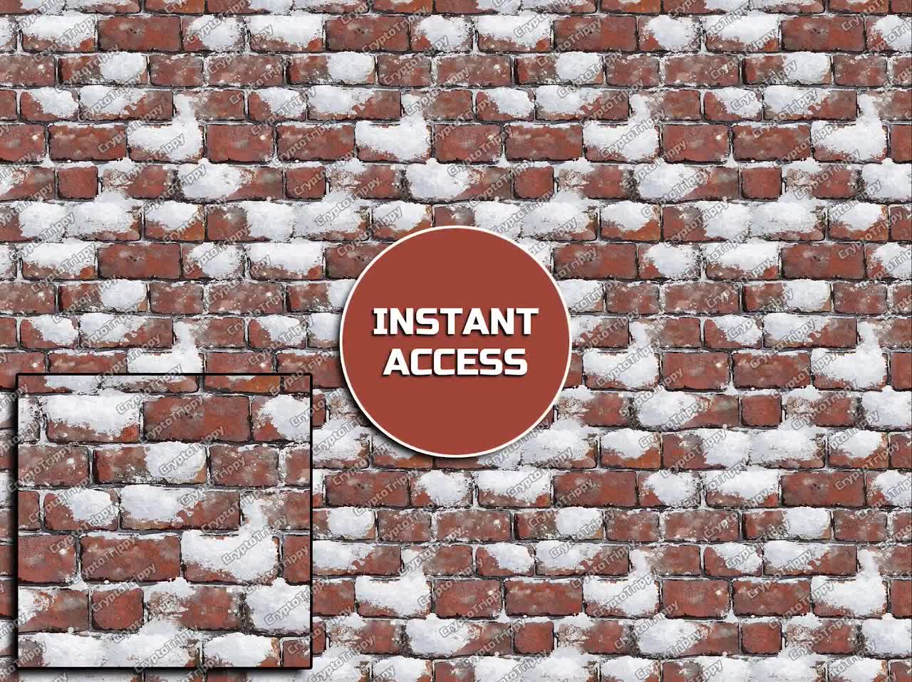 Winter Bricks Seamless Pattern Digital Download Tile Background Printable  Wallpaper Commercial Use Clipart Texture Snow Digital Paper - Etsy