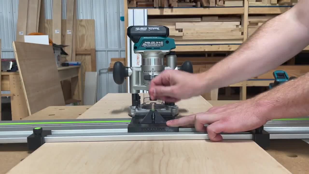 LR 32 Hole Drilling System for Makita Plunge Base Router, Compatible with  Festool LR32 Rail