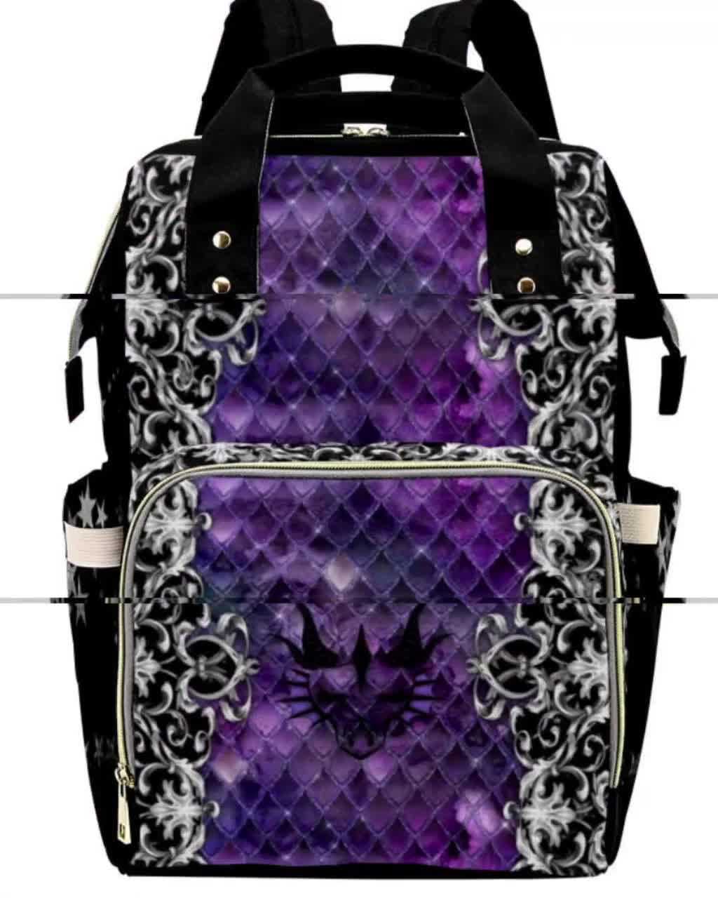 Maleficent Dragon Diaper Backpack Gothic Goth Disneybound -  Israel