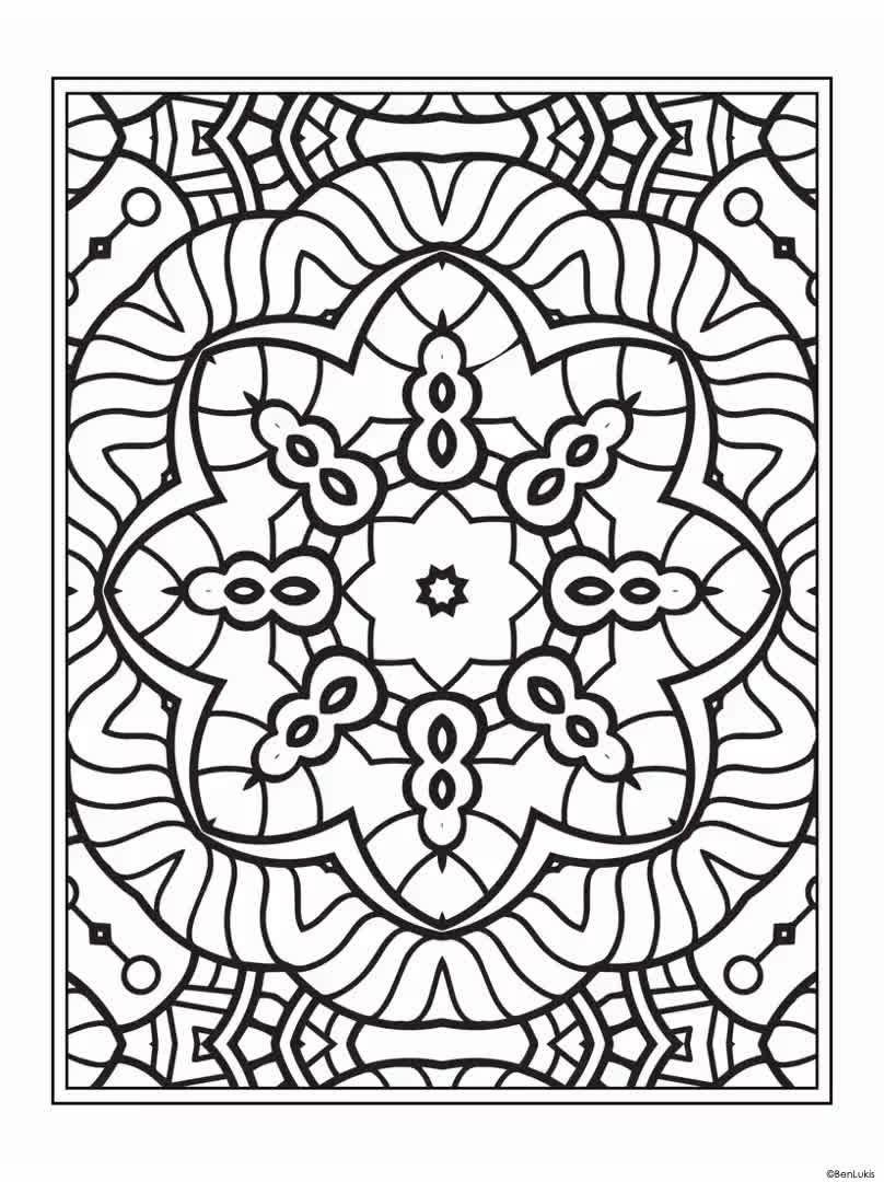 Coloriage avec Numéro Motifs Facile: Livre de Coloriage pour Adultes avec  Illustrations de Simples Mandalas et Fleurs, Numéros de Peinture Relaxants  à