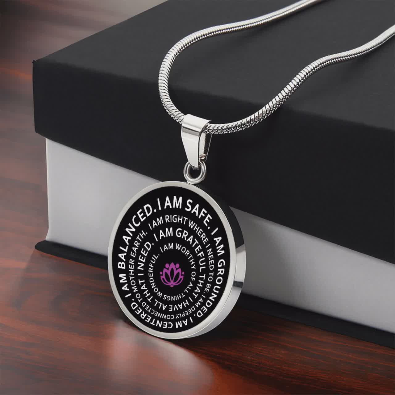 Life is what you make of it necklace for men, black cord, silver karma  pendant, men's necklace, inspiration jewelry, for him, yoga jewelry – Shani  & Adi Jewelry