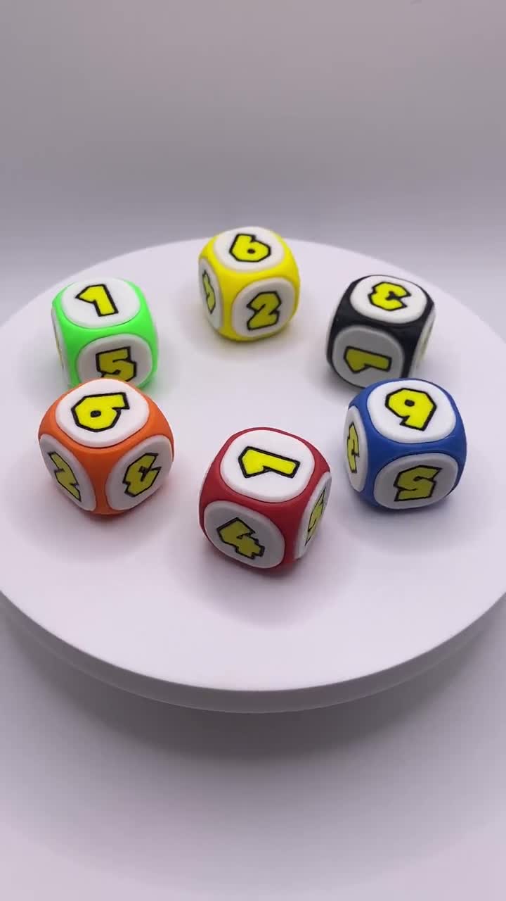 D6 パーティーテーマダイス - 6面ダイス - マリオD&Dボードゲーム