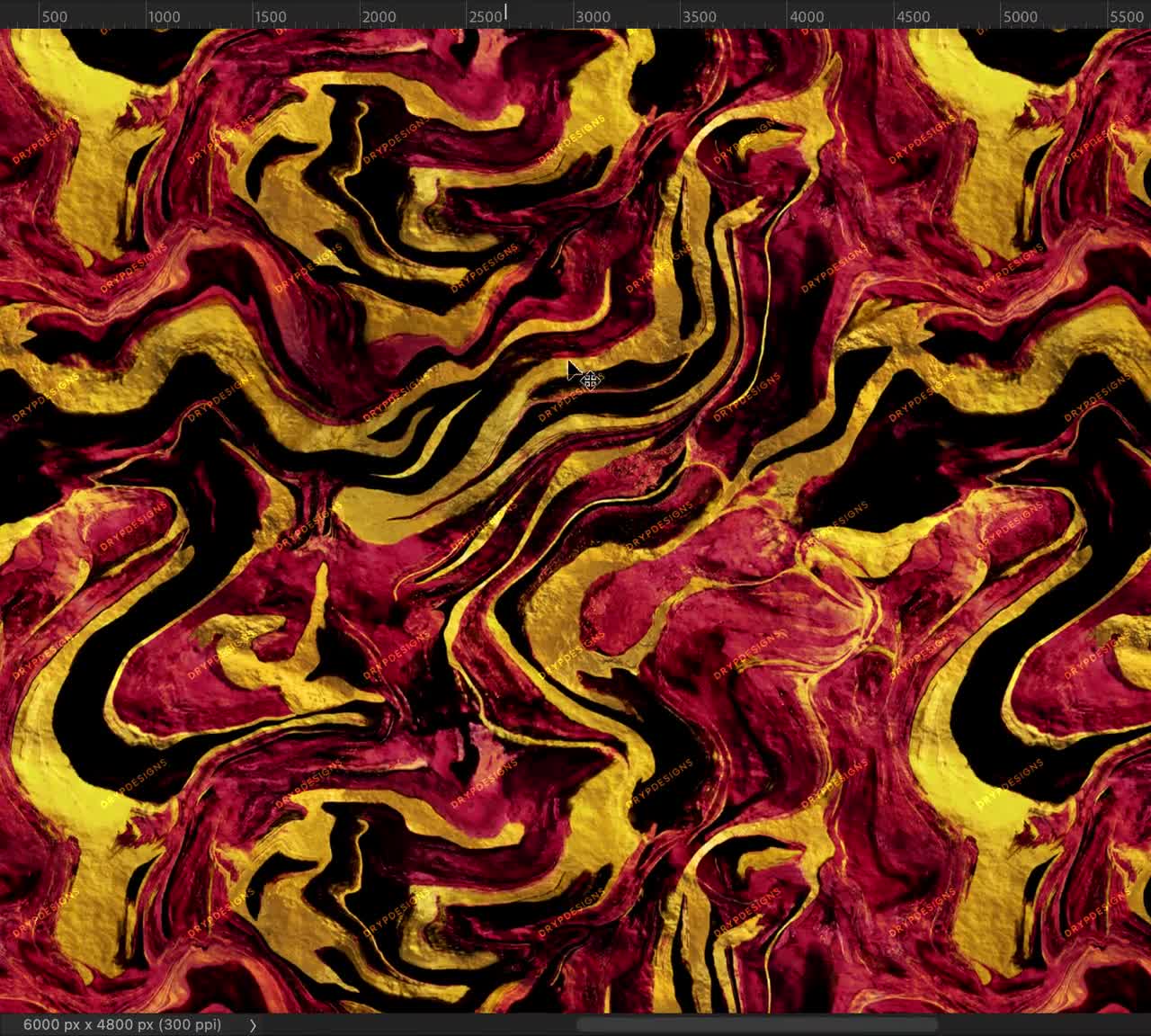 Black + Red Marble Swirl Seamless Background — drypdesigns