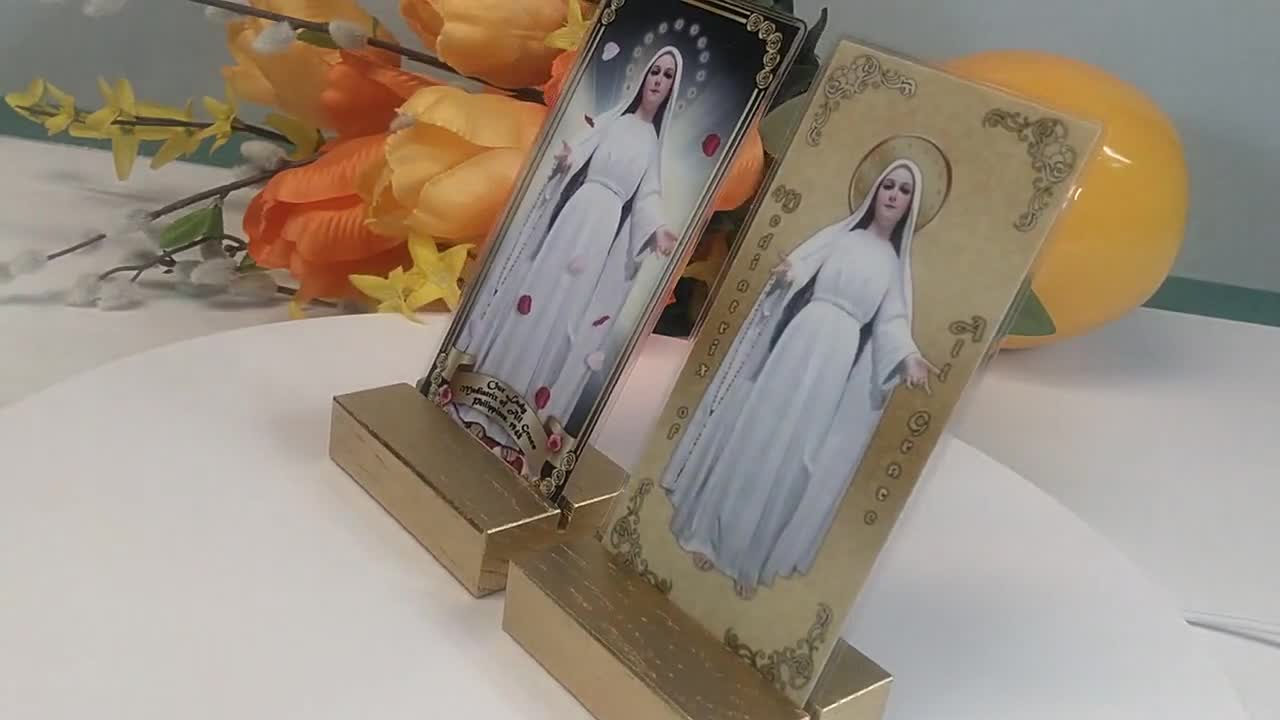 すべての恵みの仲介者である聖母リパ フィリピンのラミネート加工され