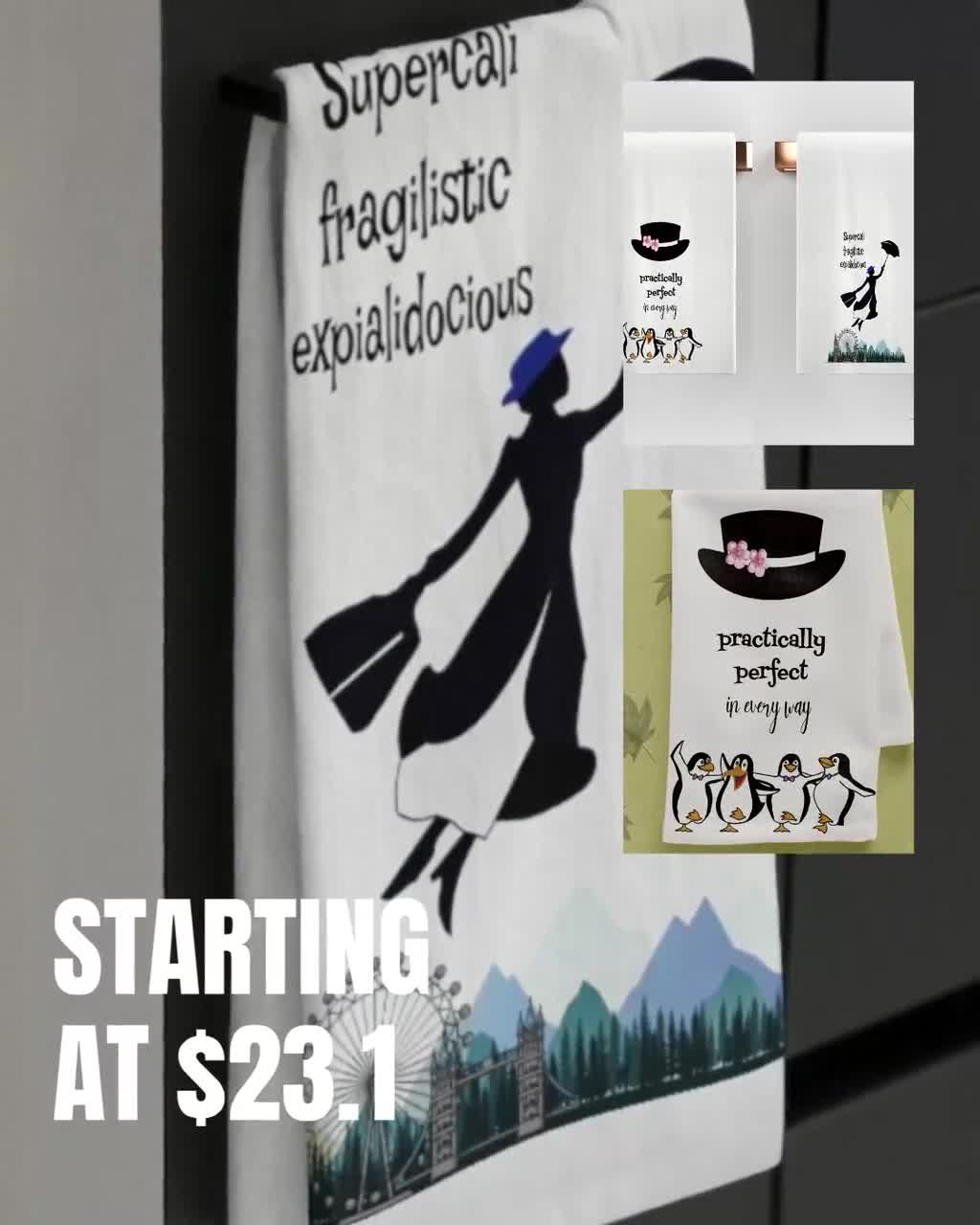 Disney Kitchen Towel Set - Mary Poppins Practically Perfect