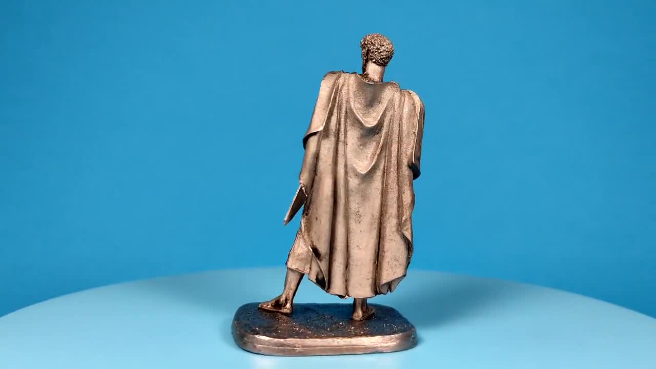 Tin Miniature, Figurine of Masinissa, King of Numidia, 238