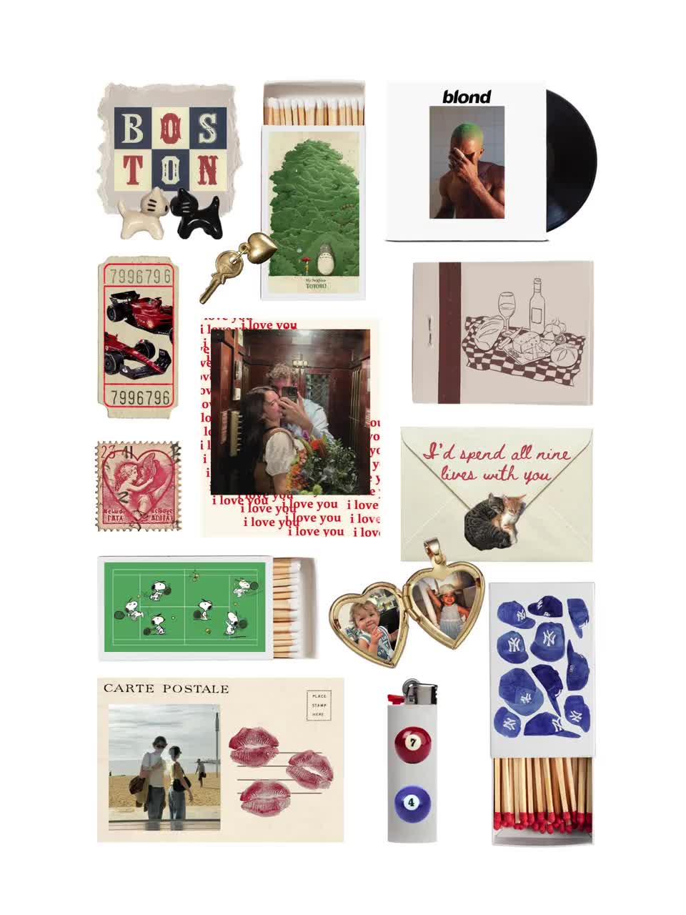 Printable Matchbox Matchbook Couples Custom Poster Personalized