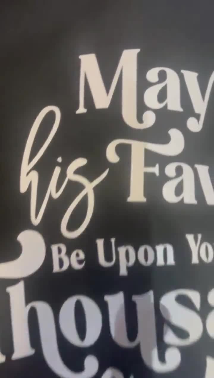 The Blessing T-shirt May His Favor Be Upon You and A 