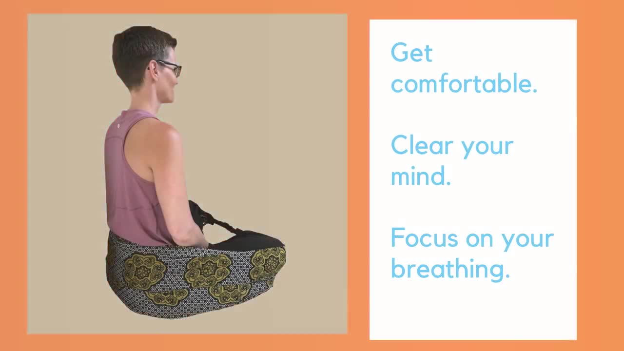Yoga Bolster & Eye Pillow Set  Blue Ikat – My Yoga Room Elements
