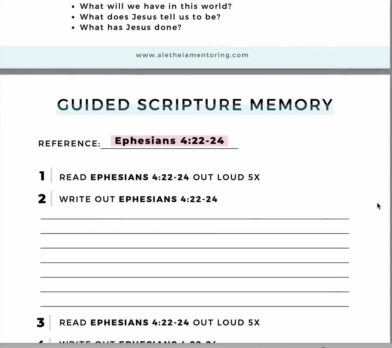 Scripture Memory Bundle