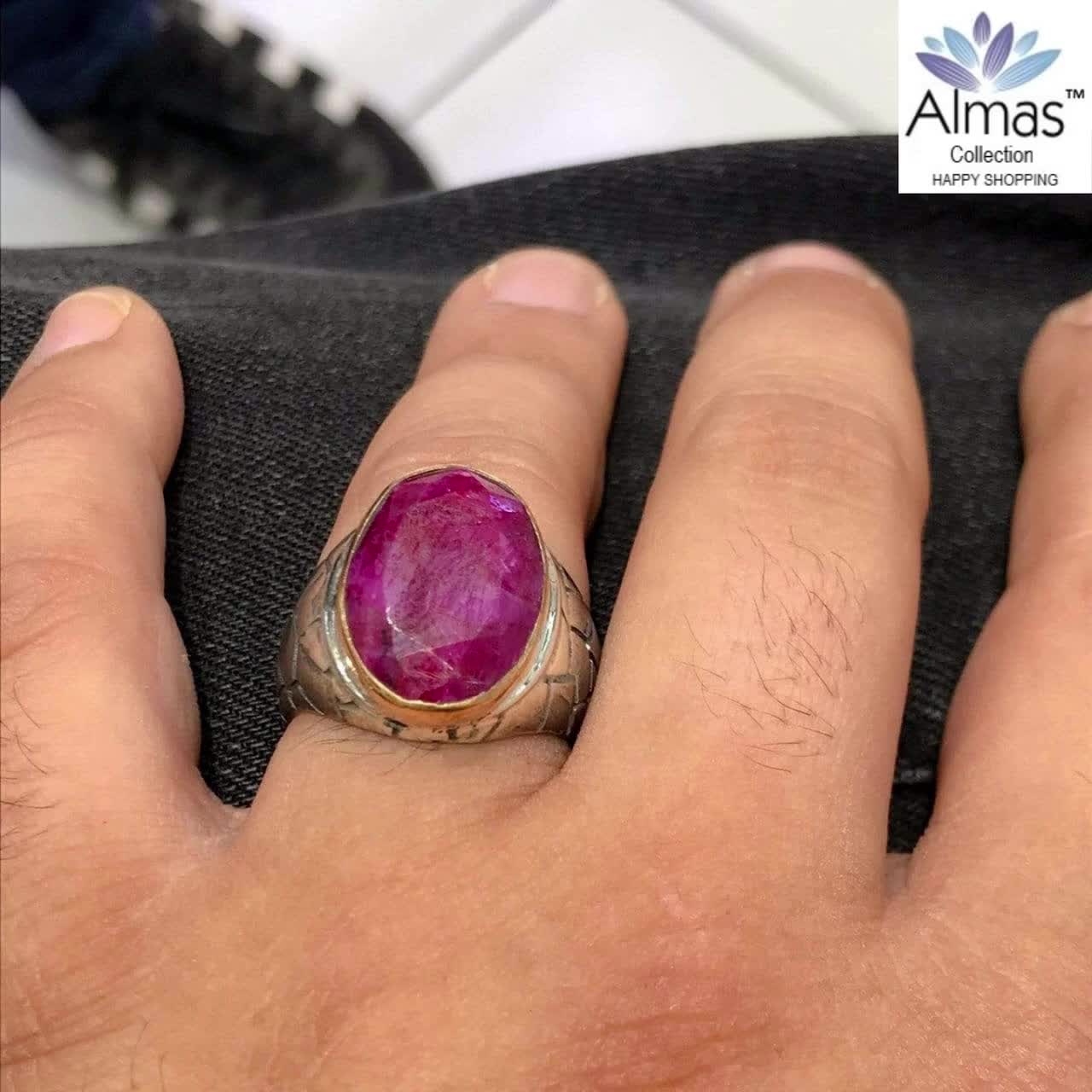 MBVGEMS Ruby stone ring 4.00 Carat 5.25 Ratti For Men And Women Brass Ruby  Ring Price in India - Buy MBVGEMS Ruby stone ring 4.00 Carat 5.25 Ratti For  Men And Women