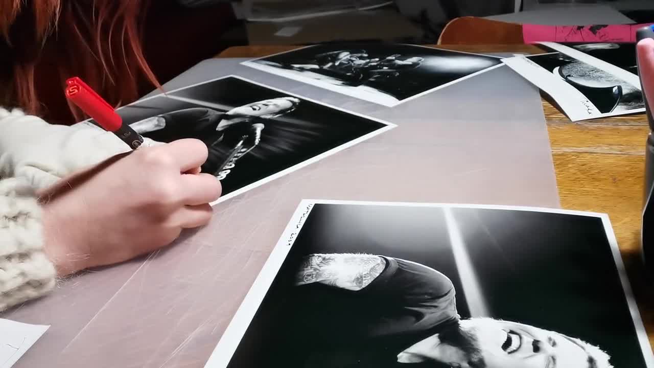 ロックバンドKISSのポール・スタンレー - オリジナル写真プリント