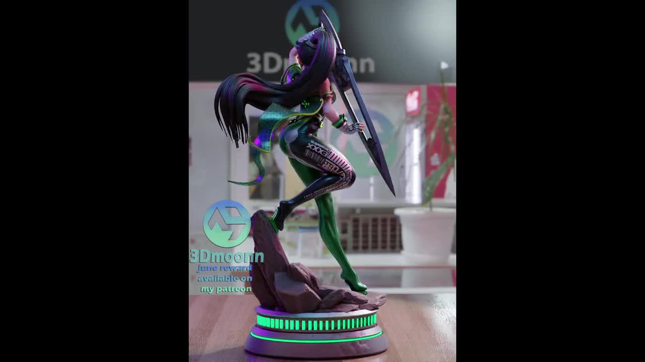イヴ - 3DMOON 製 ステラブレード フィギュア *未塗装キット