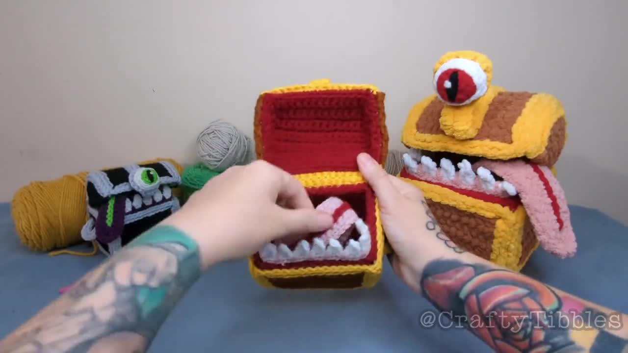 Mimic Chest Crochet Amigurumi Pattern - Etsy