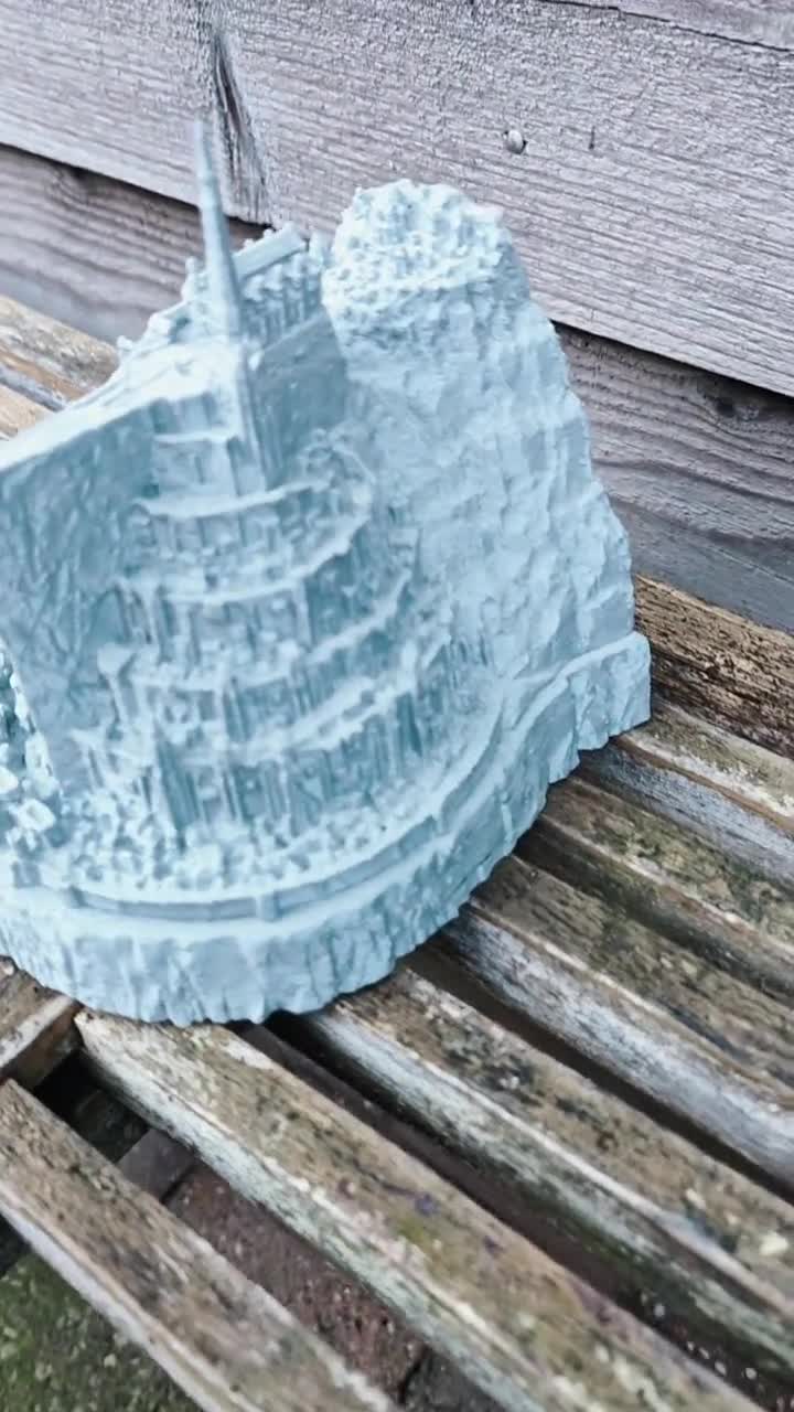 Statue Minas Tirith - Le Seigneur Des Anneaux - Modèle Détaillé Du Gondor, Neuf, Collection