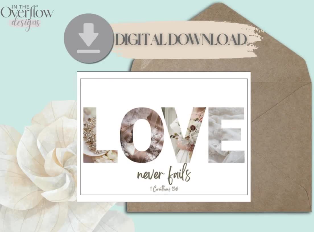 Wedding Card, Printable Card, Digital Card, Congratulations Card, Printable  Wedding Card, Christian Wedding Card, Religious Wedding, image size:1104x816