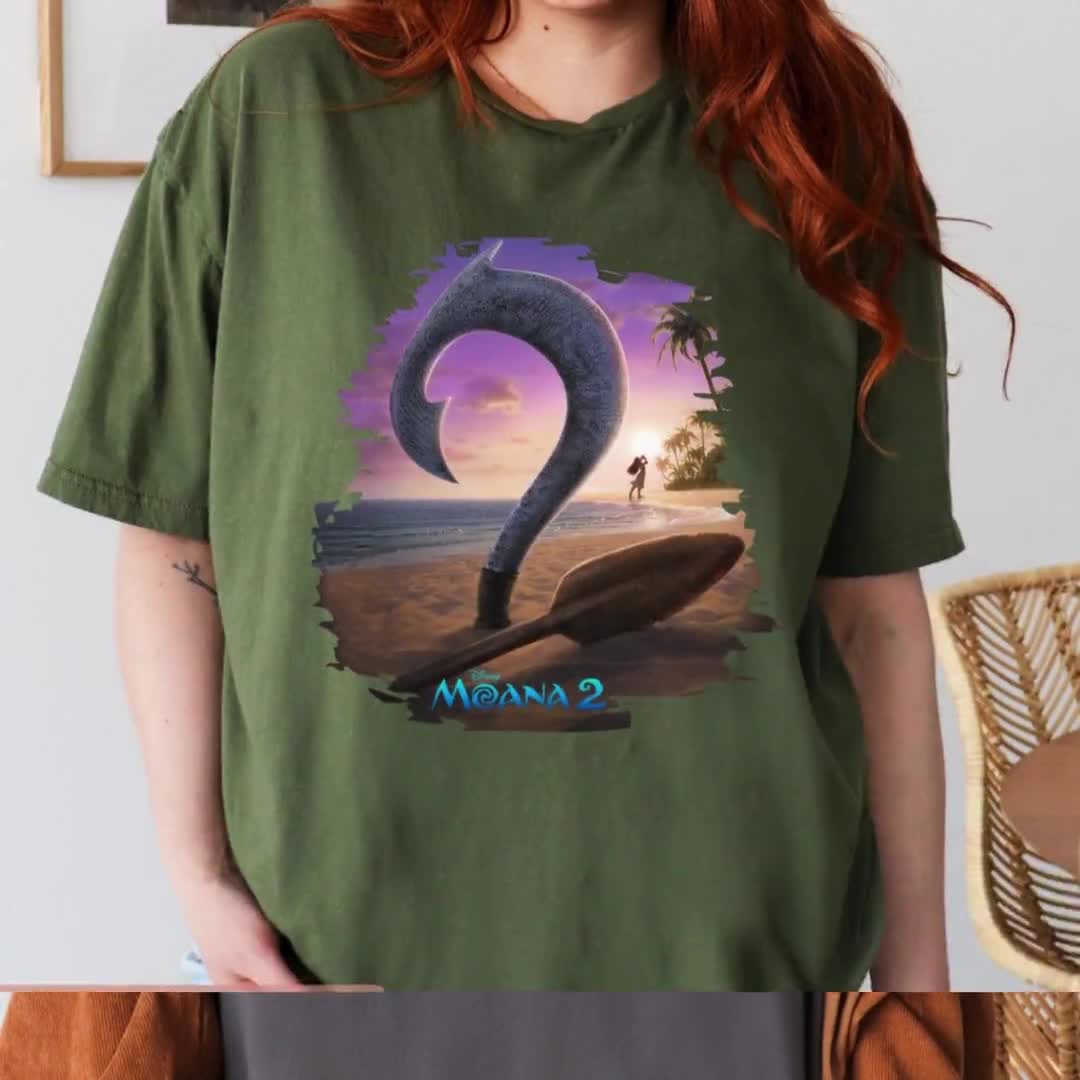 Sudadera de la película Disney Moana 2, camiseta de Moana 2, sudadera con capucha de Moana 2, camiseta de regalo de Moana 2, sudadera de la película Disney Moana2, camiseta de la película Disney Moana 2 video poster
