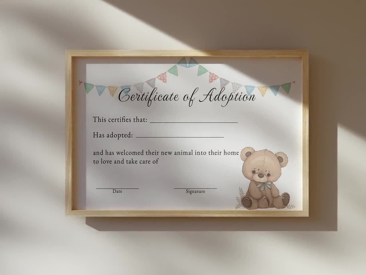 Adopt a Grizzly Bear  Plush & Certificate Gift Kits
