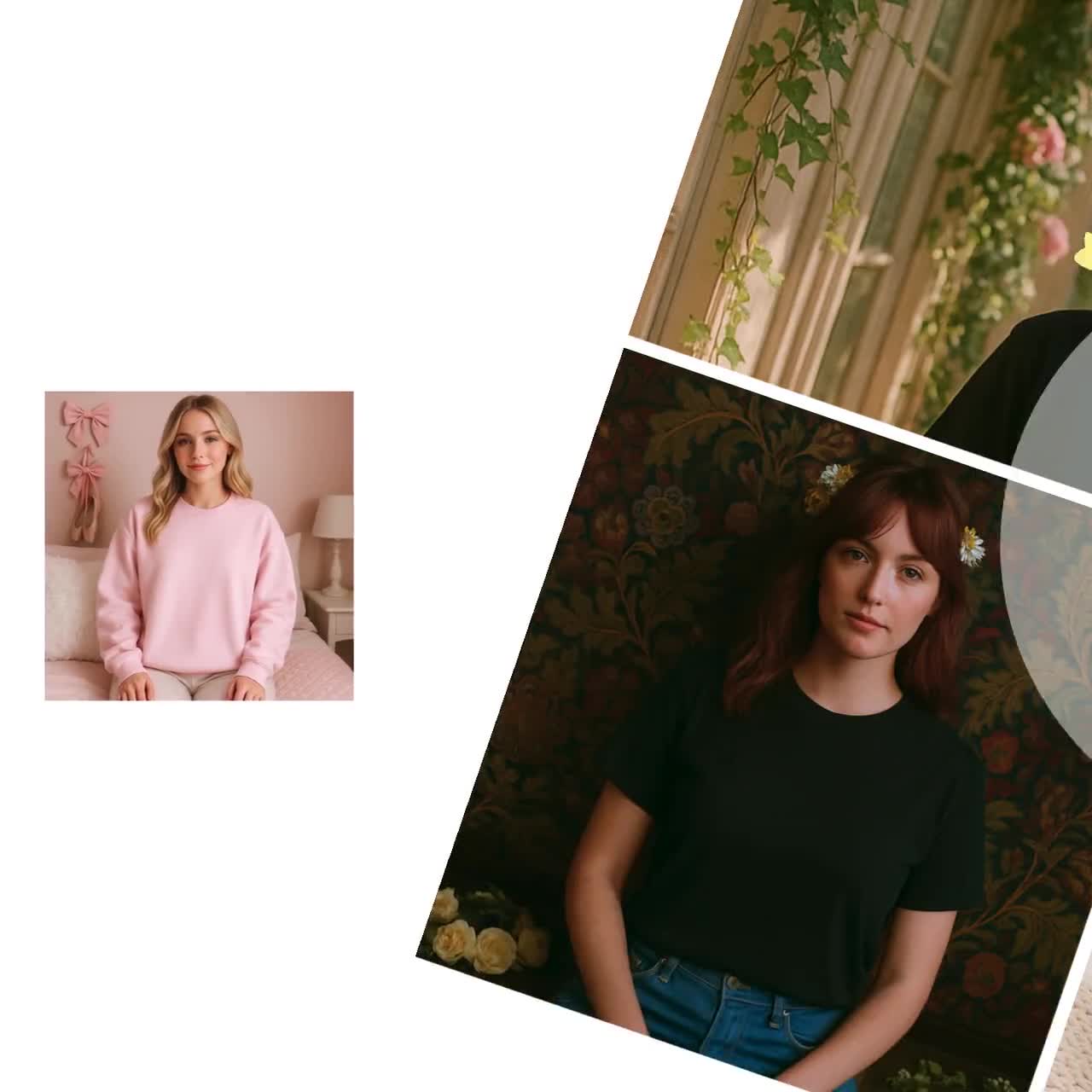 Yellow Hoodie Mockup: Summer Beach Vibes (JPG Digital Download 4000x4000px ) video poster