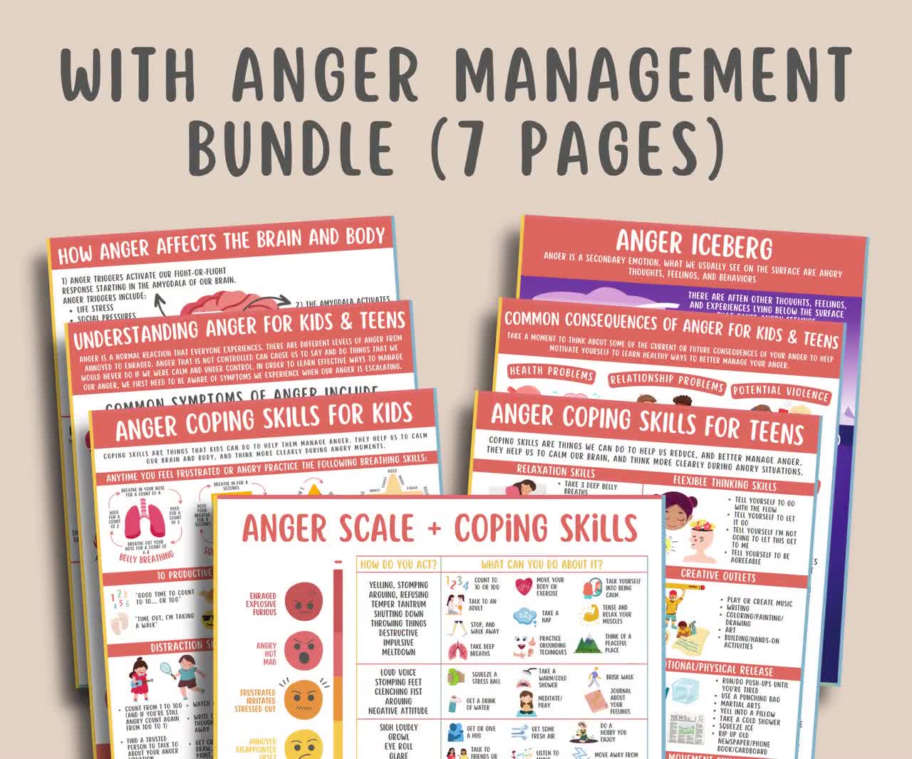 Anger Meter Printables: Monitor Anger, Manage Emotions,, 40% OFF