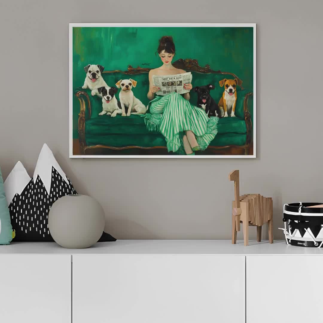 人物画 女性と犬の肖像画 愛犬と飼い主さんの肖像画の依頼を受けました。 - 軽井沢で