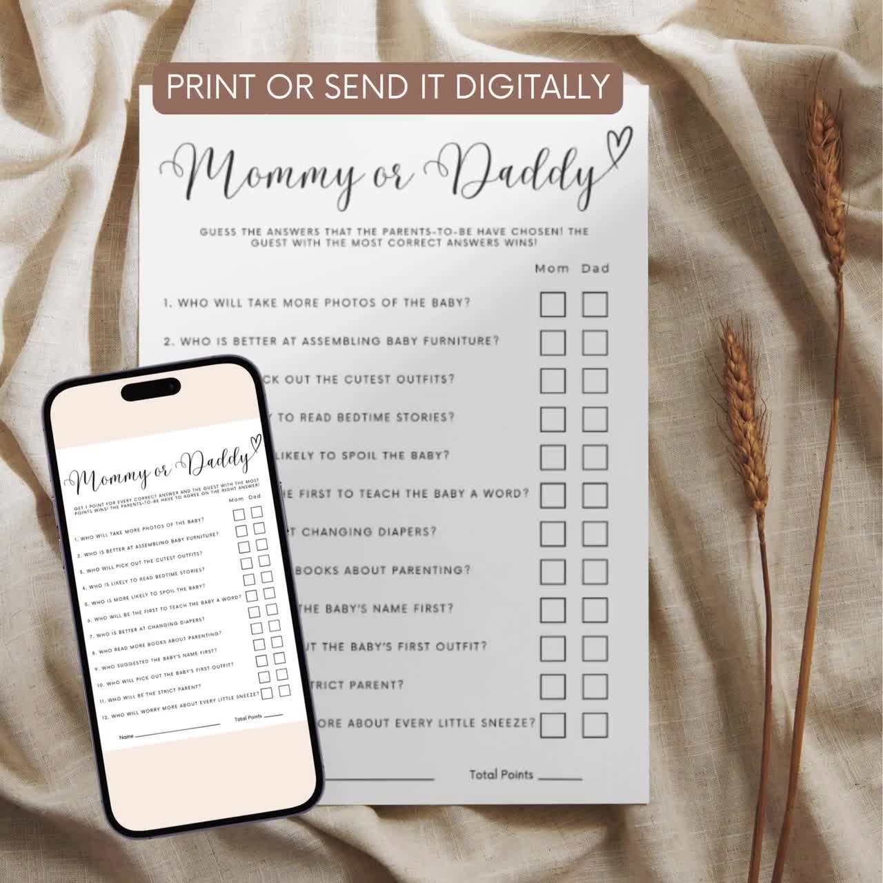 Inkdotpot Si Tratta di Un Ragazzo Che È Una Ragazza di 50 Pezzi Che Conosce Meglio papà Carte Baby Shower Gioco Genere Rivelano Le Carte Divertente attività