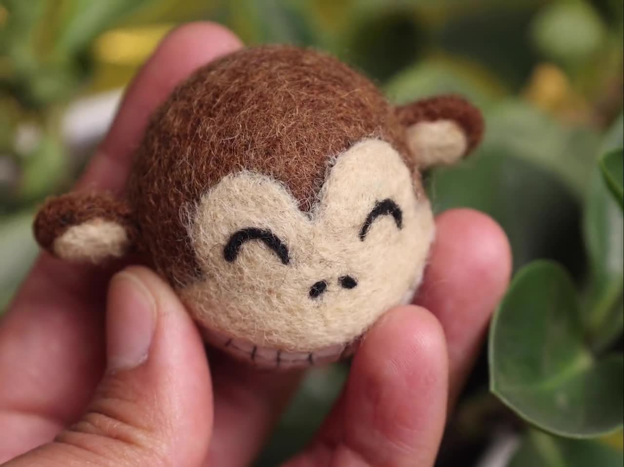 手作りフェルト猿の頭 | 猿の飾り | フェルト動物の頭 | 手作り 手作りフェルト猿の頭 | 猿の飾り | フェルト動物の頭 | 手作り