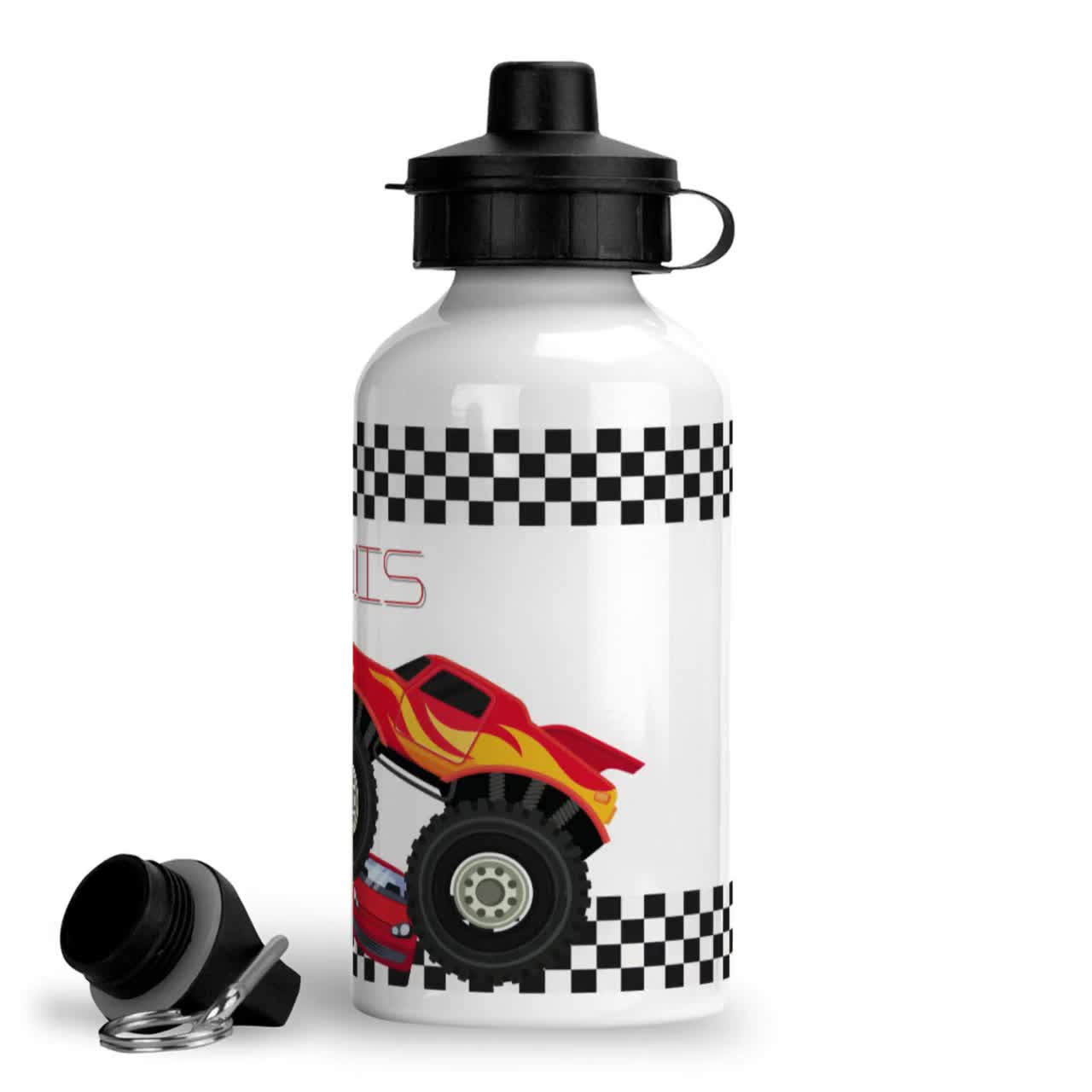 Personalised Monster Truck Drinks Bottle