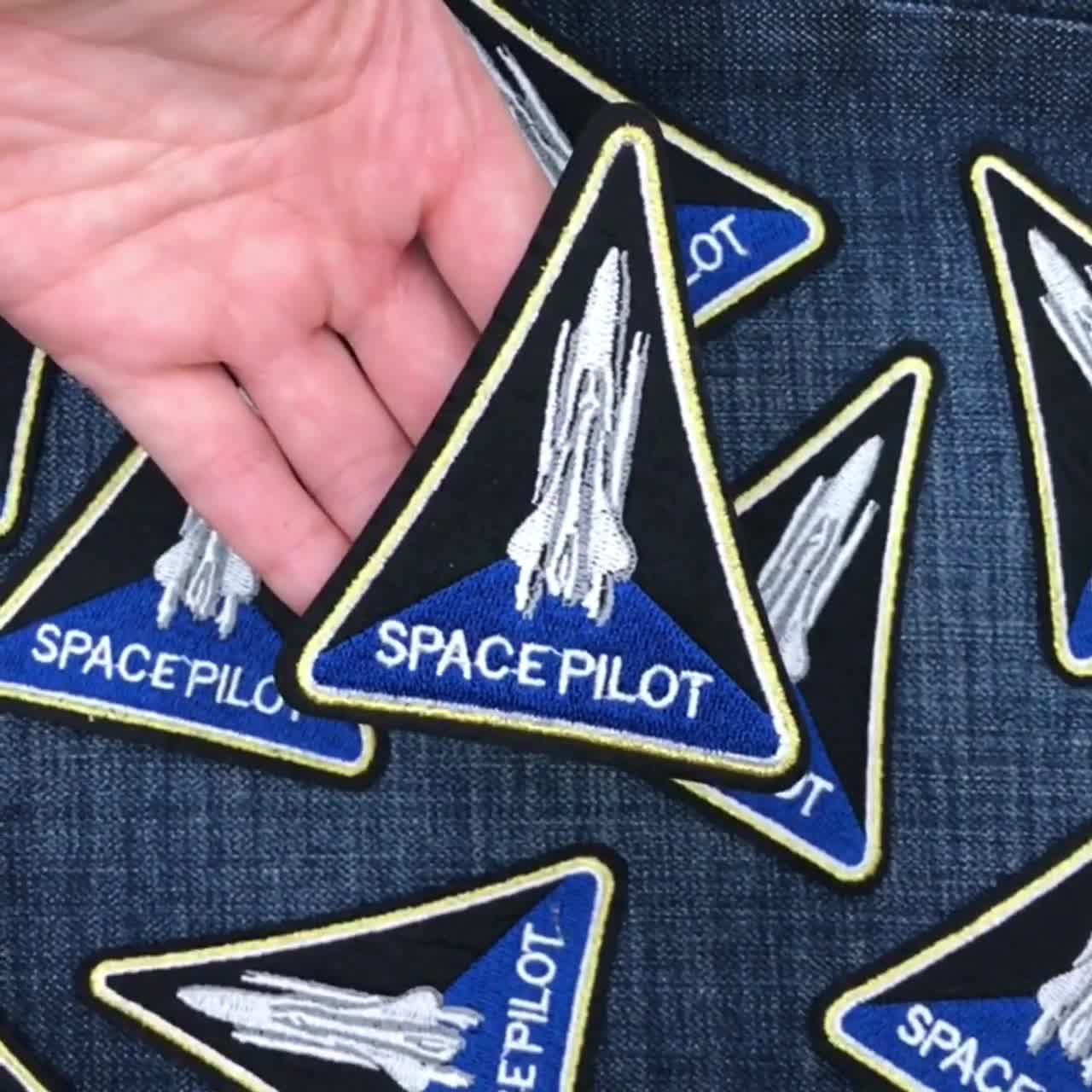  7 parches de la NASA, parches para planchar, insignia espacial  para coser, transbordador espacial y parches de bandera de Estados Unidos  para chaquetas, mochilas, gorras, sombreros, bolsos, ropa : Todo lo