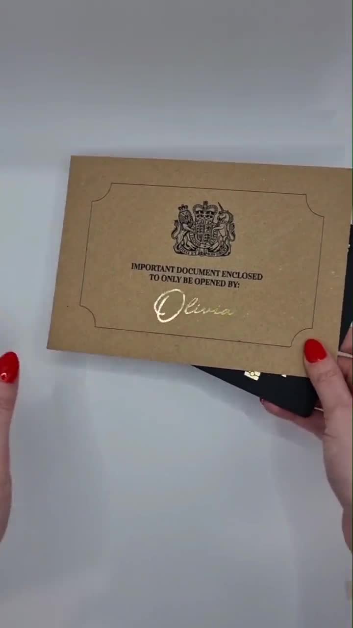 KOKO&LORA® Travel Voucher - Passport With Scratch Sticker - For Writing - View #8