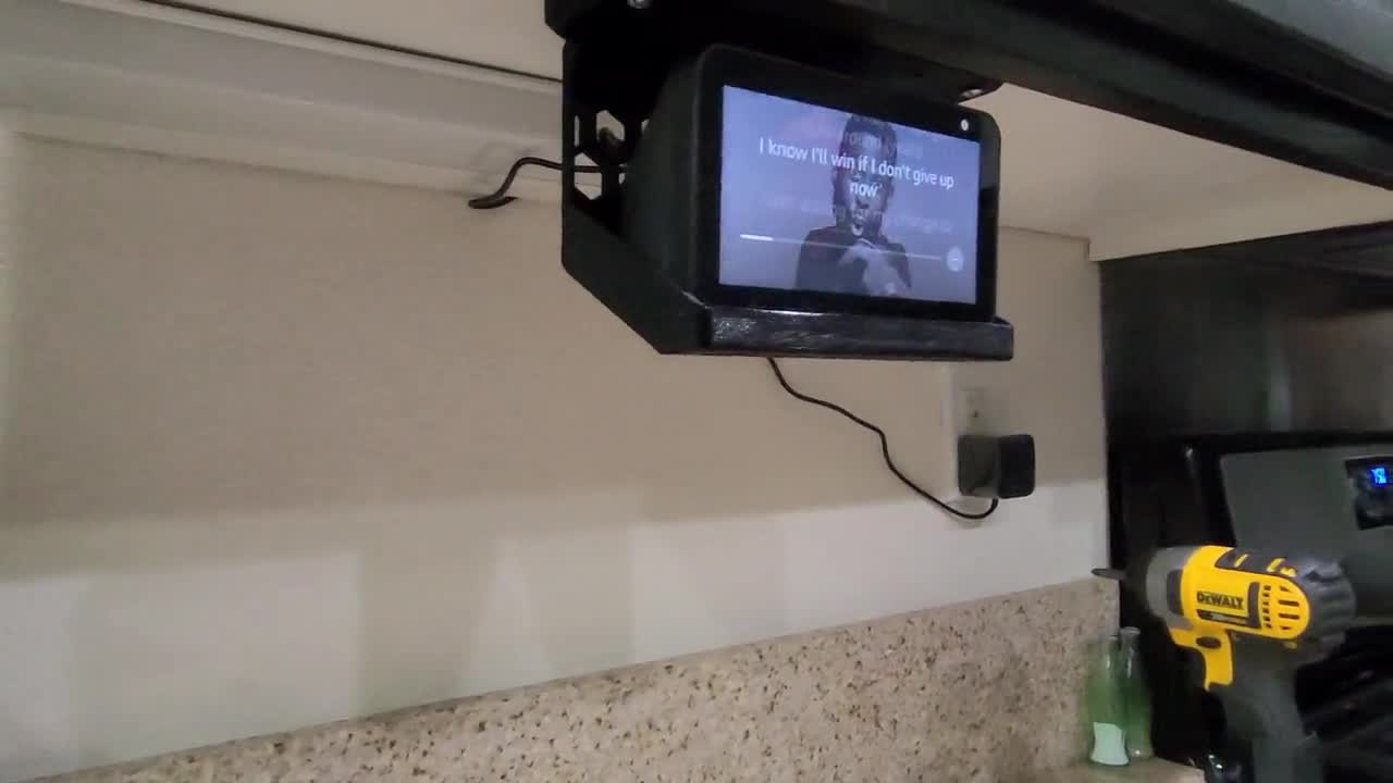 Amazon Echo Show 5用キャビネット下設置型スタンド - スマート