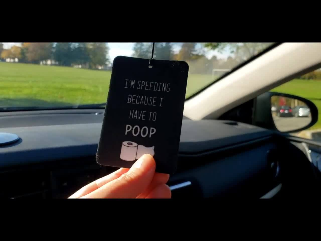 Im Speeding Because I Have to Poop, Funny Car Air Freshener, Car Accessories  for Men, IBS Gifts, Gag Gift, Valentines Day Gift for Boyfriend 