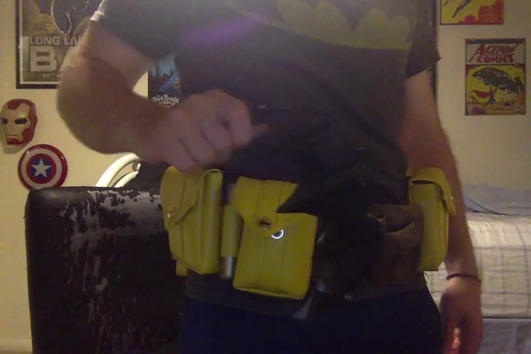 Crime fighter Utility Belt Pouches (pouches only) for Cosplay