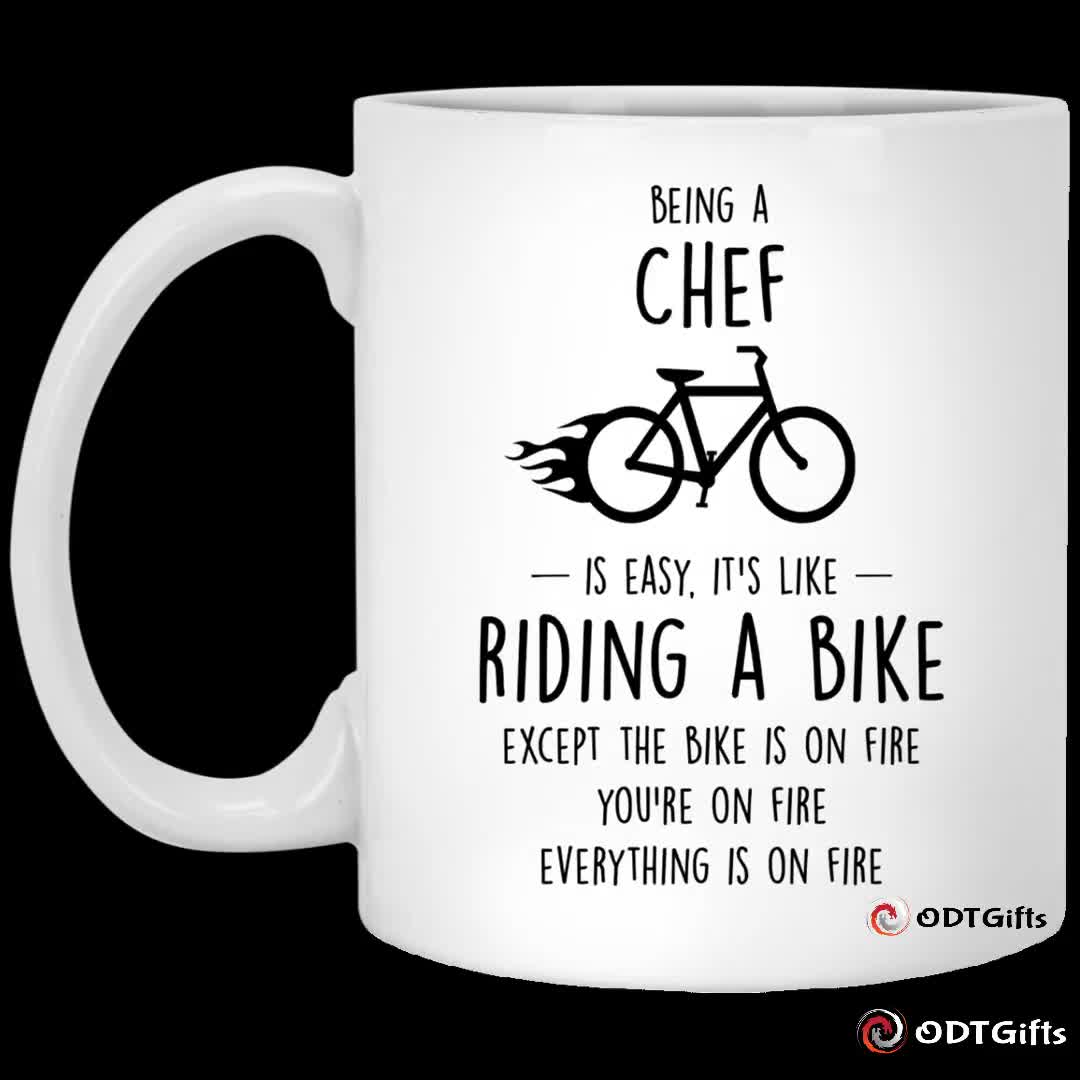 Funny Mom Mug, Funny Mom Gifts Being A Mom is Like Riding A Bike