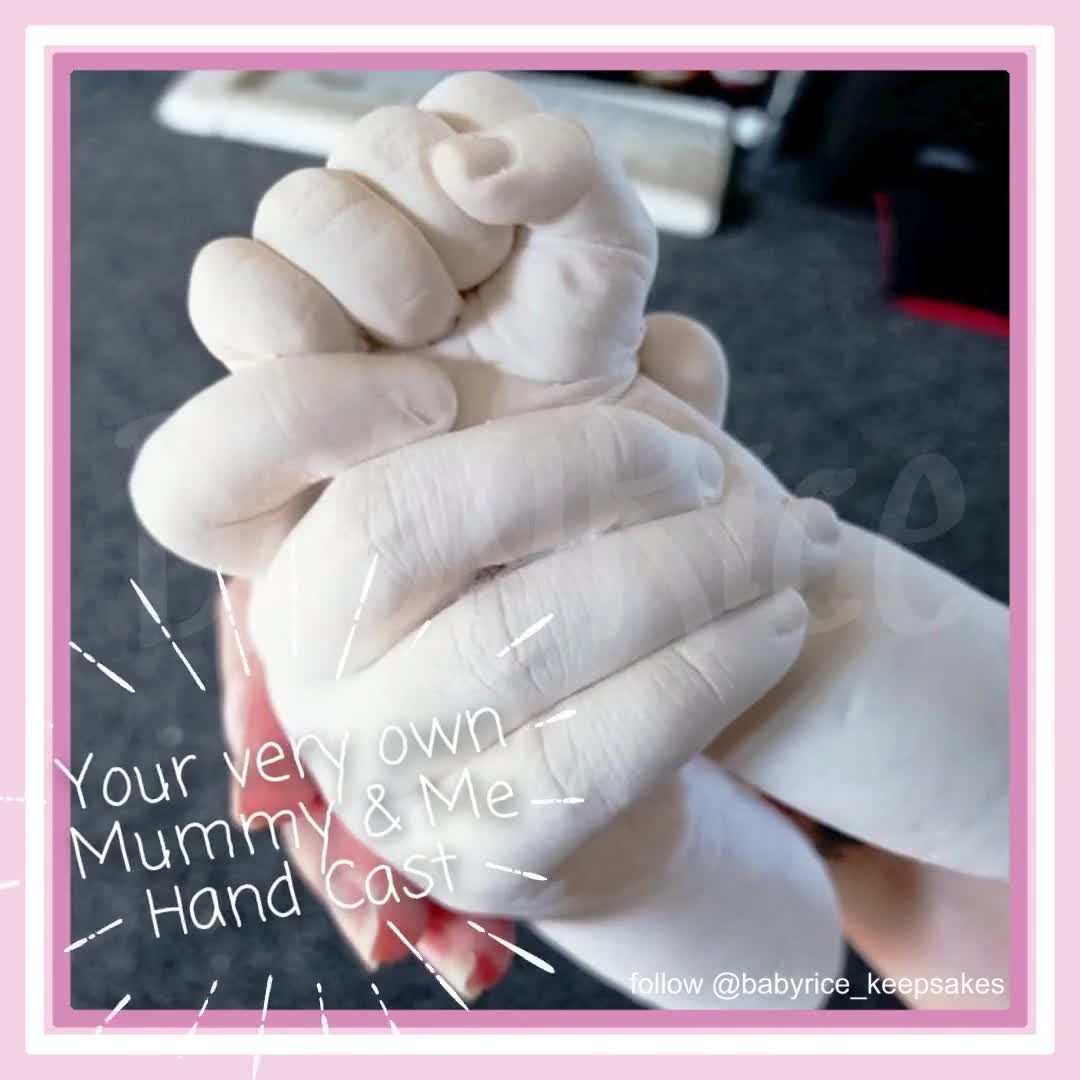 Mum & Baby Hand Casting Kit up to 3 Adults and 2 Children 2kg