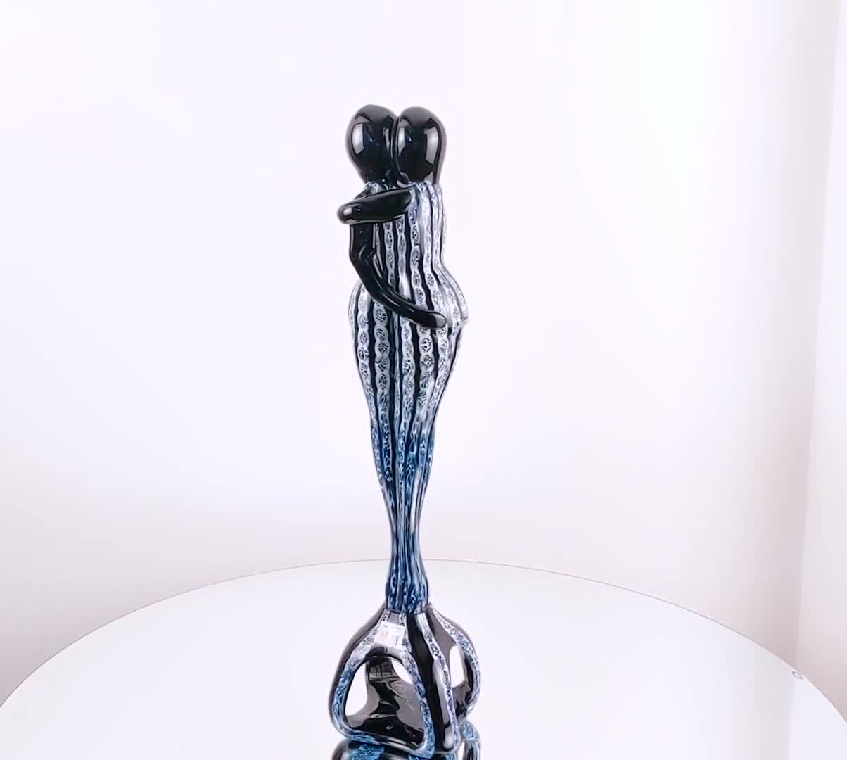 Enchanting Murano Glass Head Sculpture