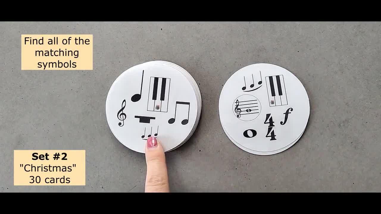 Musical Dobble - Classic - Spot it - Educational Music Game - Flashcards video poster
