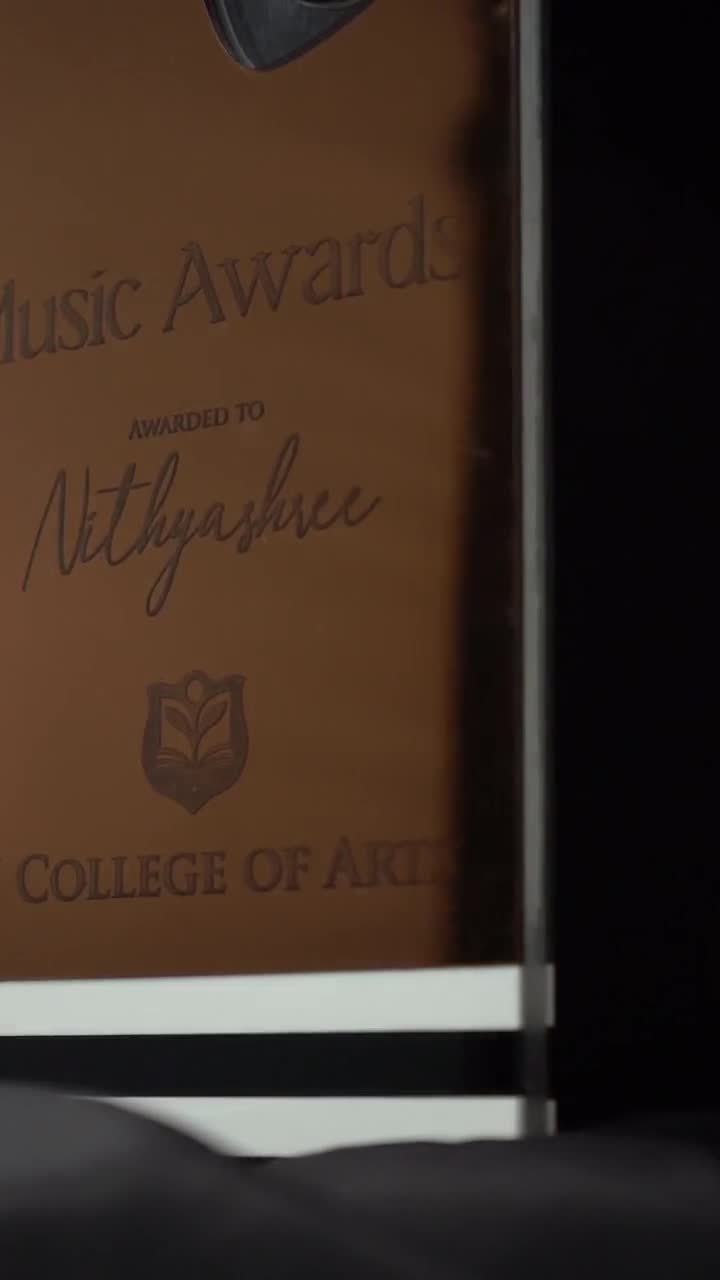Nithyashree Sex Video - Rock the Mic: A Shiny Acrylic Trophy for Musical Maestros 15 X 35 Cm - Etsy